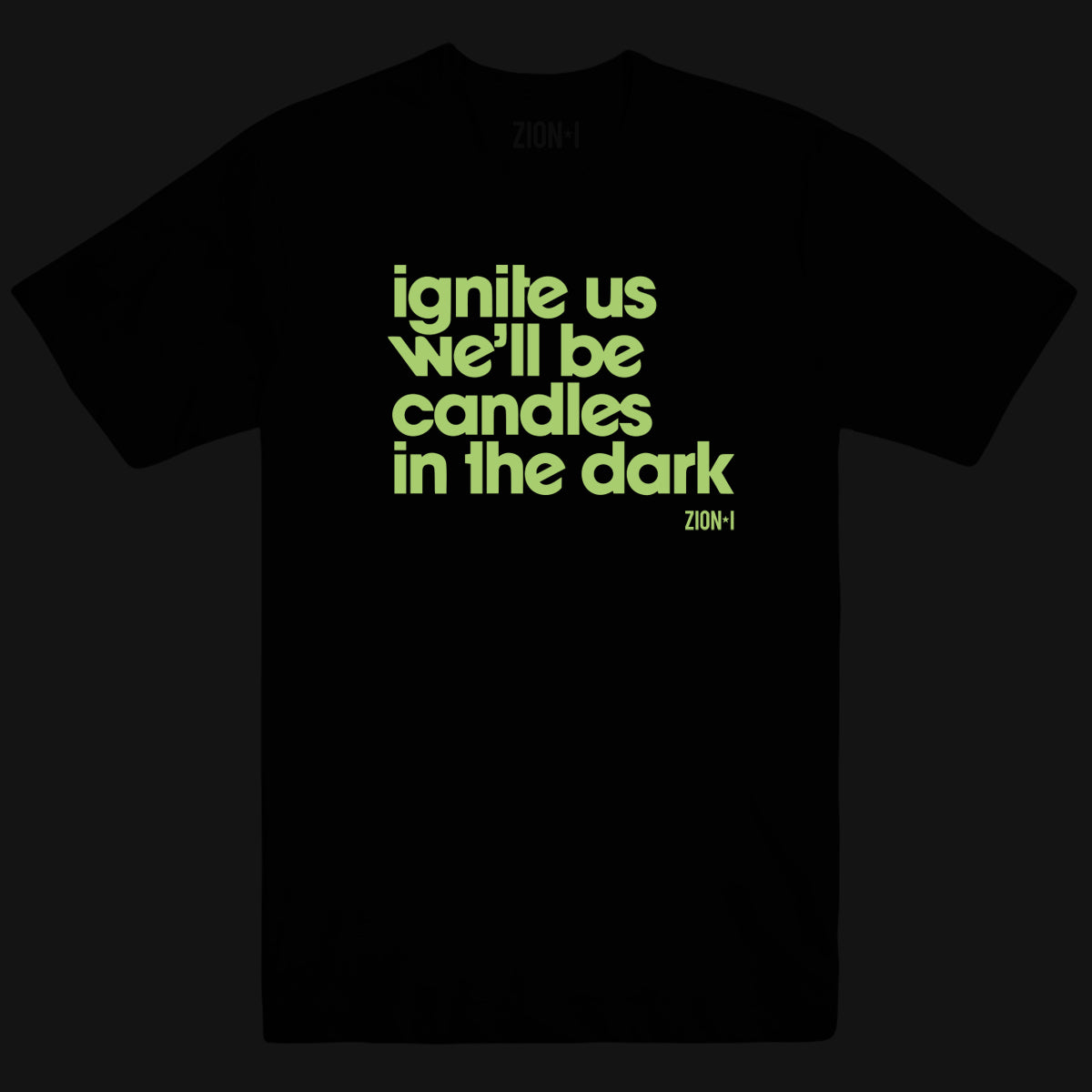 Ignite Us Tee - Black (Glow in the Dark Print)