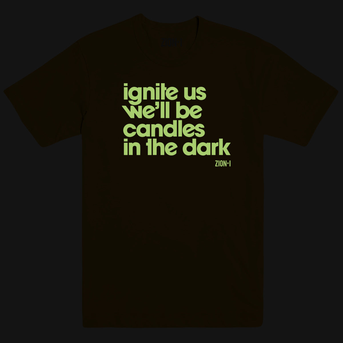 Ignite Us Tee - Gold (Glow in the Dark Print)
