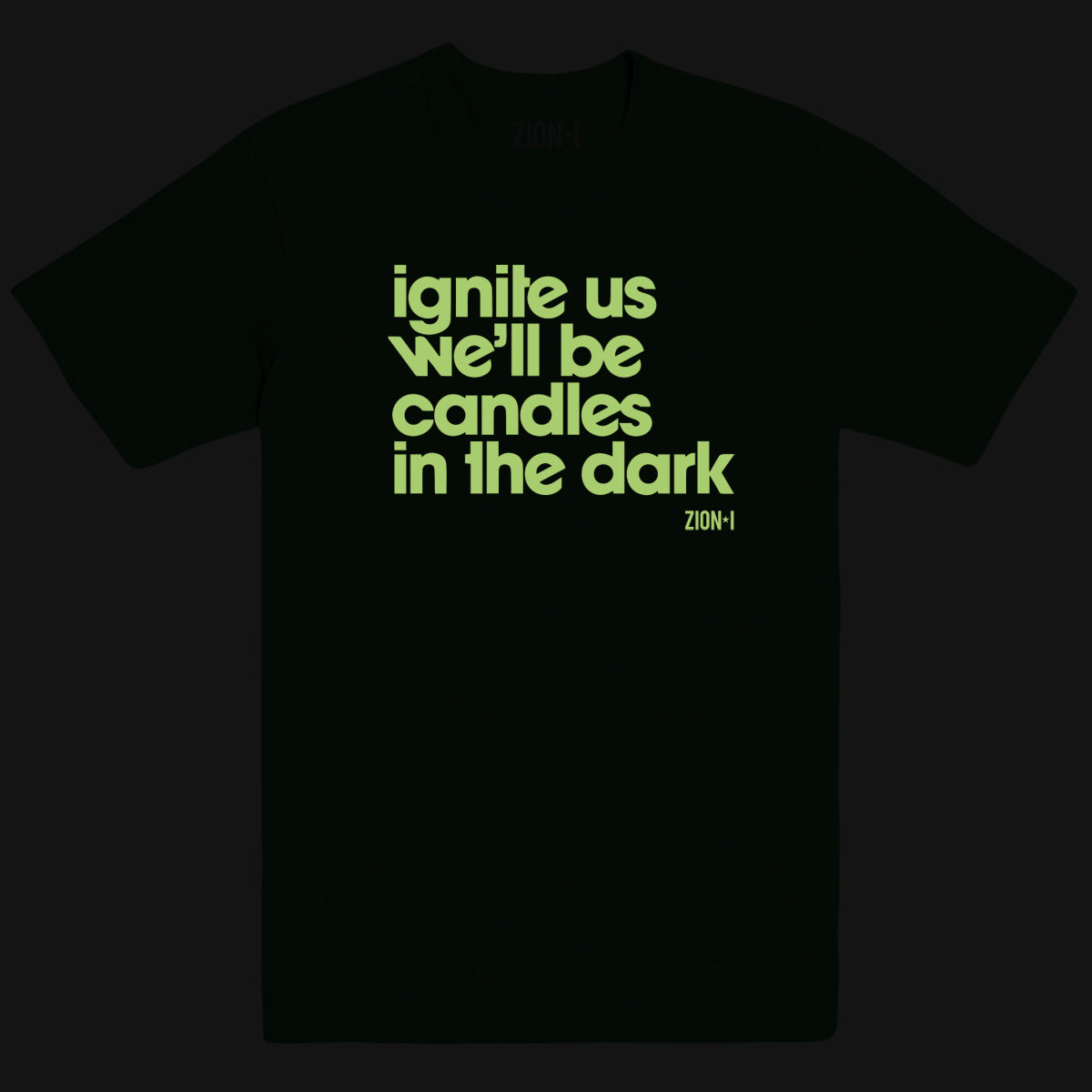 Ignite Us Tee - Green (Glow in the Dark Print)